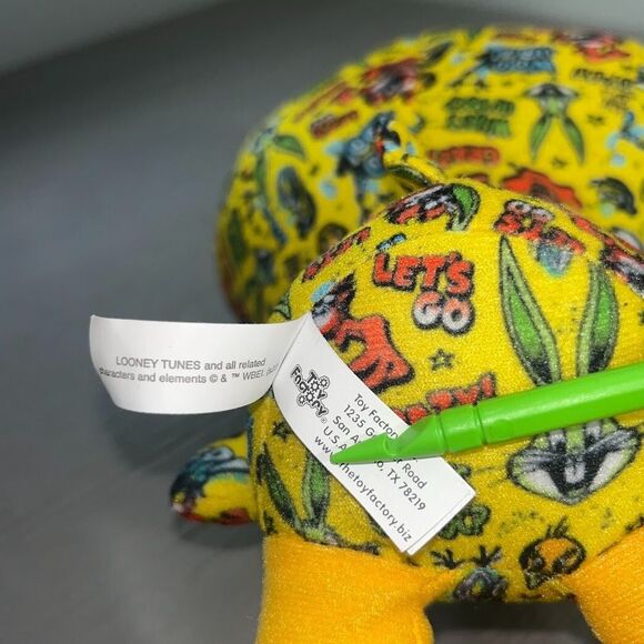 Looney Tunes Sticker Bomb Tweety Bird Stuffed Animal Plush Toy 9" made in USA - Picture 14 of 16